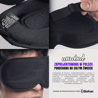 opaska na oczy polskiej marki