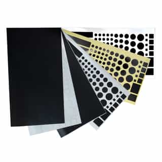 Naklejki blokujące światło - LEDim - 6 szt. zestaw sześciu naklejek do zaklejania diod biohac ledim